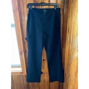 Duluth Trading Woman Black Nylon Spandex Athletic lounge pants M x33
